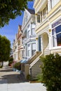 Painted Ladies in San Francisco Royalty Free Stock Photo
