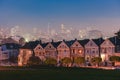 Painted Ladies of San Francisco at night