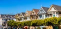 The Painted Ladies in San Francisco Royalty Free Stock Photo