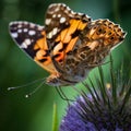 Painted lady Royalty Free Stock Photo