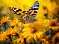 Painted lady butterfly