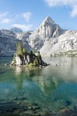 The Painted Lady at Rae Lakes in Kings Canyon National Park. Royalty Free Stock Photo