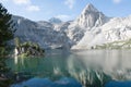 The Painted Lady at Rae Lakes in Kings Canyon National Park. Royalty Free Stock Photo