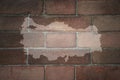 Map of turkey on a old brick wall Royalty Free Stock Photo
