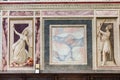 Painted marble in Scrovegni Chapel in Padua