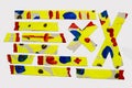 Painted Masking Tape Royalty Free Stock Photo