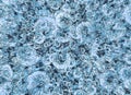 Painted of motion many bubbles in flow transparent water Royalty Free Stock Photo