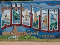 Greetings From Austin, Capitol of Texas Mural Painting