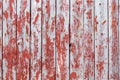 Painted old wooden wall red background