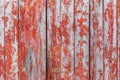 Painted old wooden wall red background