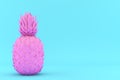 Painted Pink and Blue Pinapple