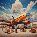 The Painted Pioneers: Iconic Planes in Colorful Glory