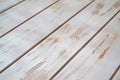 Painted plain gray and white rustic wood board shabby background. Diagonal planks