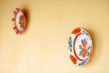 Painted plates Royalty Free Stock Photo