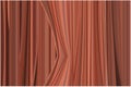 Painted red brown slightly half open portieres Royalty Free Stock Photo