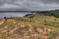 The Painted Rocks National Lakeshore in Upper Michigan has a wide variety of Attractions Royalty Free Stock Photo