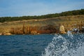 Painted Coves at Pictured Rocks on Lake Superior Royalty Free Stock Photo