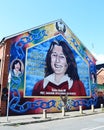 Bobby Sands Mural, Falls Road, Belfast Northern Ireland Royalty Free Stock Photo