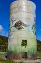 Painted Silo in Jefferson County, Vermont