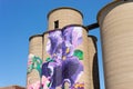 Painted silo