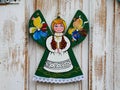 Painted souvenir made of wood