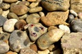 Painted stones Royalty Free Stock Photo