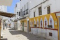 Painted street in Tetouan, morocco Royalty Free Stock Photo