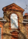 Sundial dated 1726 on the front of Dial House, Riverside, Twickenham, west London UK Royalty Free Stock Photo