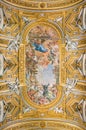 The painted vault by Pietro da Cortona, in the Church of Santa Maria in Vallicella or Chiesa Nuova, in Rome, Italy.