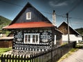 Painted Village of CICMANY - SLOVAKIA Royalty Free Stock Photo