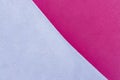 Painted wall concrete simple background pattern space with two colors white and pink simple concept Royalty Free Stock Photo