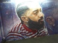 A Painted Wall in Los Angeles of Nipsey Hustle