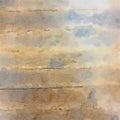 Painted watercolor wooden background texture