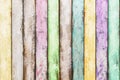 Painted wood background texture Colorful wooden tiles