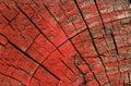 Painted wooden block texture - red