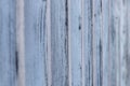 Painted wooden planks fence made from side focus on center part Royalty Free Stock Photo