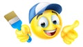 Painter Decorator Handyman Emoticon Emoji Icon