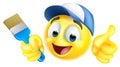 Painter Decorator Handyman Emoticon Emoji Icon