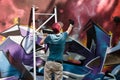 Painter of graffiti