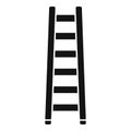 Painter ladder icon simple vector. Wood construction