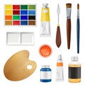 Painter Tools Realistic Set