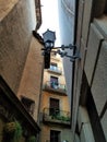 The streets of Gothic Quarters Barcelona