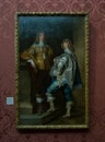 A painting by Antoon van Dyck in the National Gallery in London Royalty Free Stock Photo