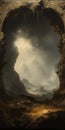 Ethereal Cave Painting: Dark Rockscapes And Monumental Vistas