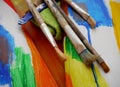 Painting art tools creative painting Royalty Free Stock Photo