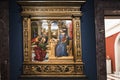 The annunciation of Mary by Fra Filippo Lippi in 1443 Royalty Free Stock Photo