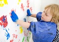 Painting boy Royalty Free Stock Photo