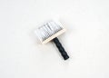 Painting brush for decoration wall. Tool for painting walls, different surfaces, ceiling, furniture, floor. Royalty Free Stock Photo