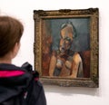 Painting Bust of Woman from Pablo Picasso in Tate modern, London