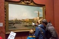 Painting by Canaletto in National Gallery, London